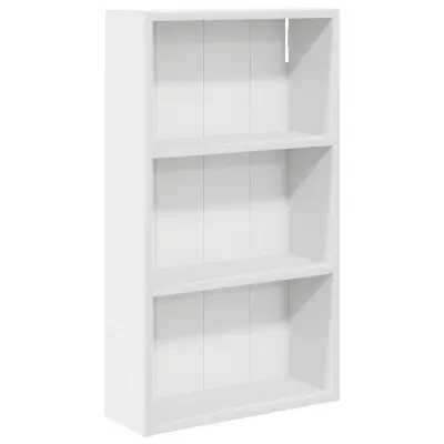 vidaXL Kopalna stenska omarica s polico Bela 40 x 14 x 70 cm