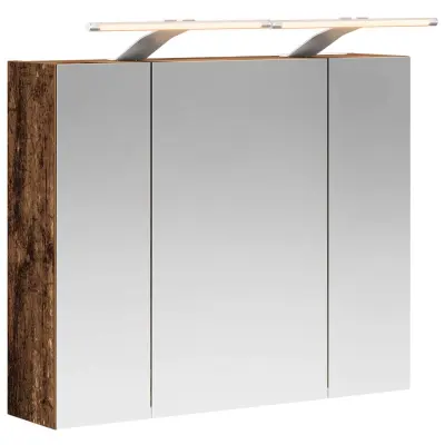 vidaXL Kopalniška ogledalna omara Star les 60 x 14,5 x 50 cm