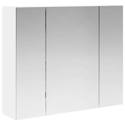 vidaXL Kopalniška ogledalna omara Bela 60 x 14,5 x 50 cm