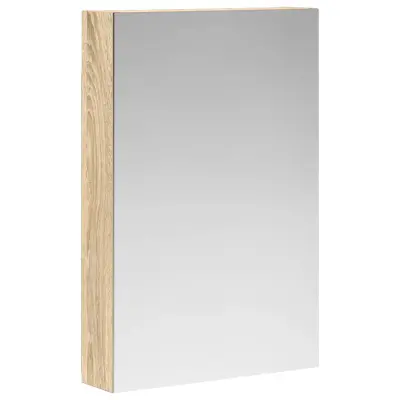 vidaXL Kopalniška ogledalna omara Sonoma hrast 40 x 10,5 x 60,5 cm