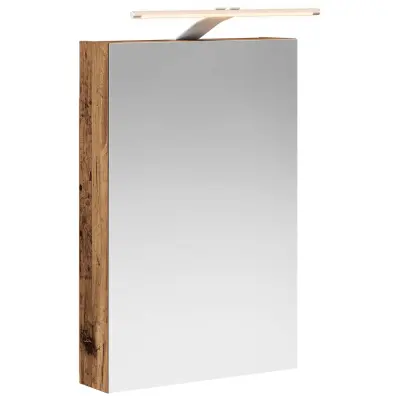 vidaXL Kopalniška ogledalna omara z vrati Star les 40 x 10,5 x 60,5 cm