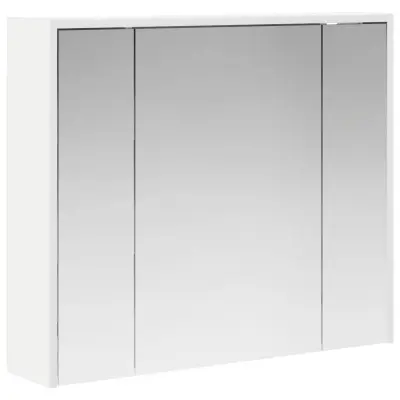 vidaXL Kopalniška ogledalna omara Bela 73,5 x 16 x 62,5 cm