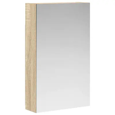 vidaXL Kopalniška ogledalna omara Sonoma hrast 30 x 10,5 x 50 cm