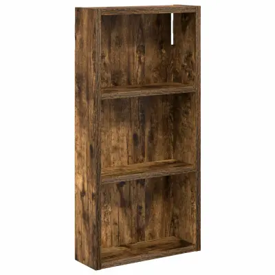 vidaXL Kopalna stenska omarica Dimljeni Hrast 30 x 10 x 60,5 cm