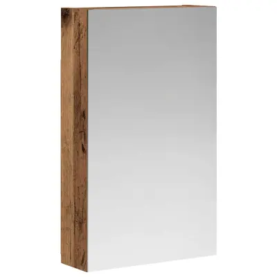 vidaXL Kopalniška ogledalna omara s polico Star les 30 x 10,5 x 50 cm