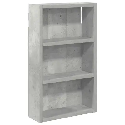 vidaXL Kopalna stenska omarica s polico Beton Siva 30 x 10 x 50 cm
