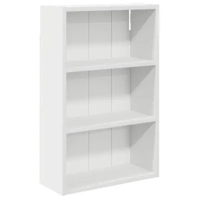 vidaXL Kopalna stenska omarica s polico Bela 40 x 16 x 62,5 cm