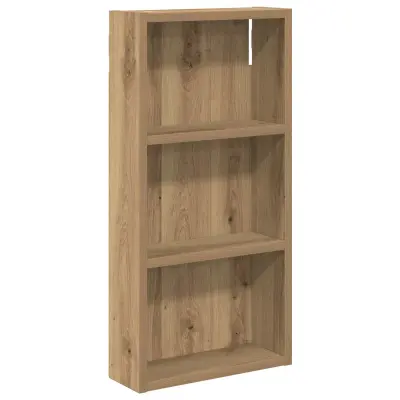 vidaXL Kopalna stenska omarica s polico Oreh 30 x 10 x 60,5 cm