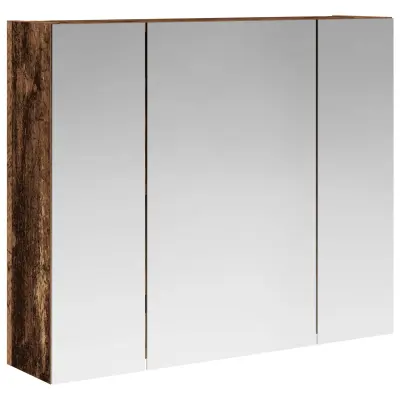 vidaXL Kopalniška ogledalna omara Star les 60 x 14,5 x 50 cm