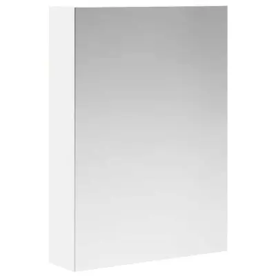 vidaXL Kopalniška ogledalna omara s polico Bela 50 x 14,5 x 70 cm