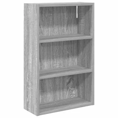 vidaXL Kopalna stenska omarica s polico Siva Sonoma 40 x 16 x 62,5 cm