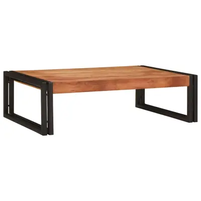 vidaXL Polica za kopalnico Rjava 80 x 50 x 23 cm Masiven les akacije