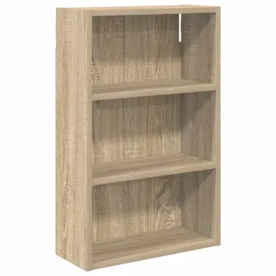 vidaXL Kopalna stenska omarica s polico Sonoma hrast 40 x 16 x 62,5 cm