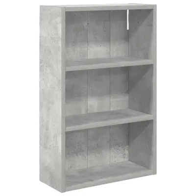 vidaXL Kopalna stenska omarica s polico Beton Siva 40 x 16 x 62,5 cm