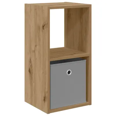 vidaXL Nočna omarica Umetni hrast 30,5 x 27 x 59,5 cm Konstruiran les