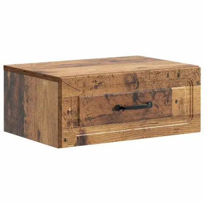 vidaXL Stenski nočni omarici Star les 49 x 34,5 x 20 cm Inženirski les