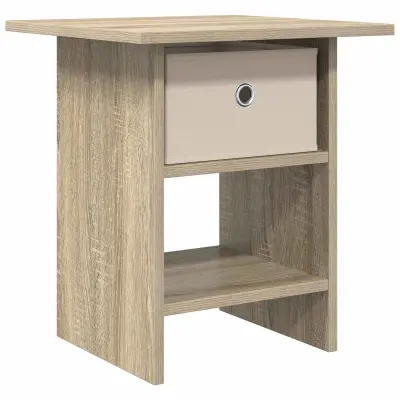 vidaXL Nočna omarica Sonoma hrast 41 x 40 x 45 cm Konstruiran les