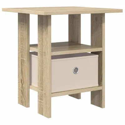 vidaXL Nočna omarica Sonoma hrast 41 x 40 x 45 cm Konstruiran les