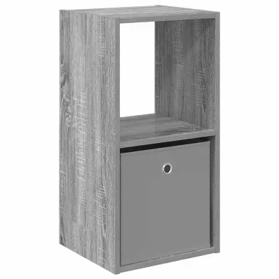 vidaXL Nočna omarica Siva Sonoma 35 x 32 x 68,5 cm Konstruiran les