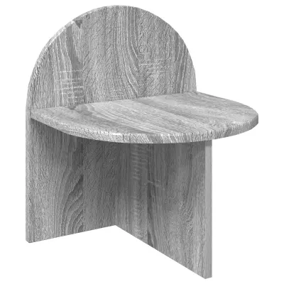 vidaXL Nočna omarica Siva Sonoma 40 x 35,5 x 45,5 cm