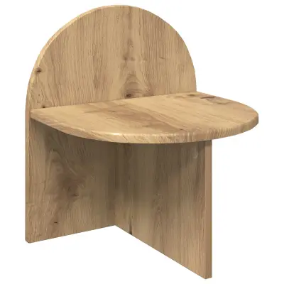 vidaXL Nočna omarica Artisan hrast 40 x 35,5 x 45,5 cm