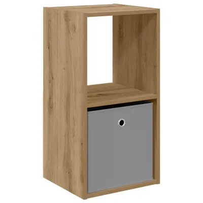 vidaXL Nočna omarica Umetni hrast 35 x 32 x 68,5 cm Konstruiran les