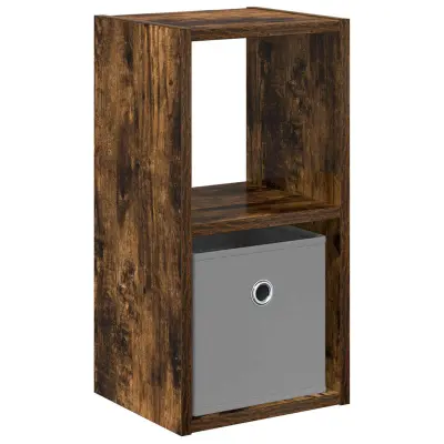 vidaXL Nočna omarica Dimljeni oreh 25,5 x 22 x 49,5 cm Konstruiran les