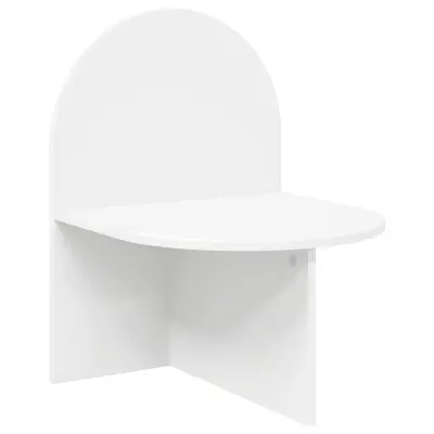 vidaXL Nočna omarica Bela 48 x 49 x 65 cm Konstruirano leseno