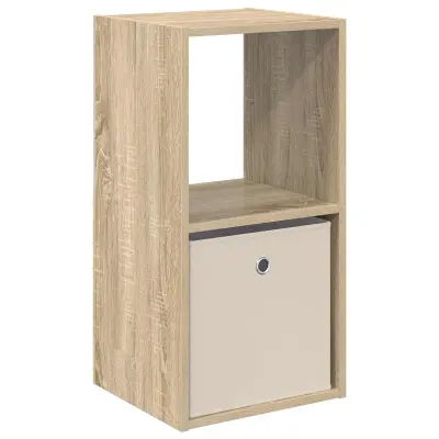 vidaXL Nočna omarica Sonoma hrast 35 x 32 x 68,5 cm Konstruiran les