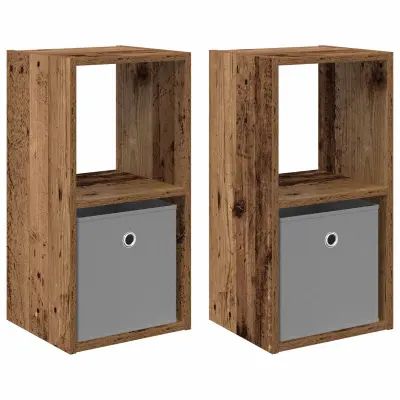 vidaXL Nočna omarica s predalom 2 pcs Star les 30,5 x 27 x 59,5 cm