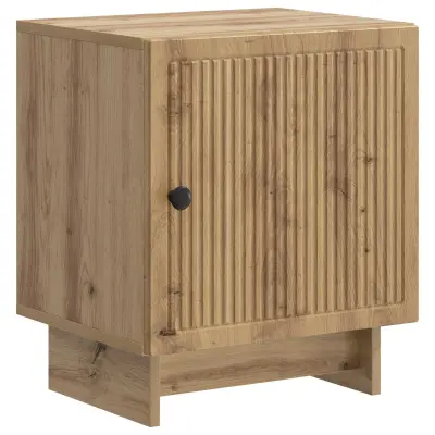 vidaXL Nočna omarica Artisan hrast 43 x 34,5 x 50 cm Inženirski les