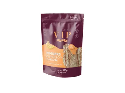 Tramp VIP Snack Fingers Piščanec &amp; Banana priboljški za pse, 150 g