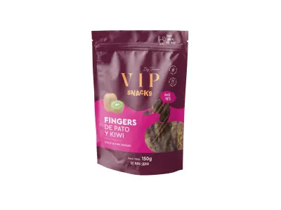 Tramp VIP Snack Fingers Raca &amp; Kivi priboljški za pse, 150 g