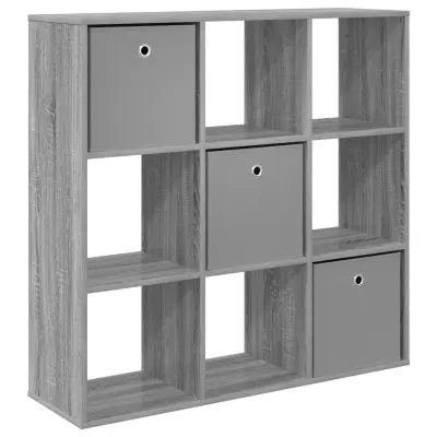 vidaXL Strani šal s predalom Siva Sonoma 102 x 31 x 99,5 cm