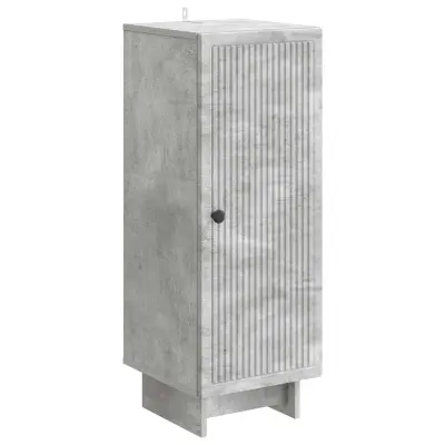 vidaXL Za omarice Beton Siva 33 x 34,5 x 90 cm Konstruirano leseno