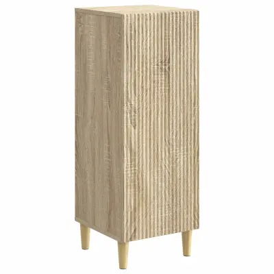 vidaXL Strani šal Sonoma hrast 33 x 34,5 x 90 cm Inženirski les