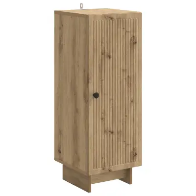 vidaXL Za omarice Obrtni Hrast 33 x 34,5 x 90 cm Konstruirano leseno