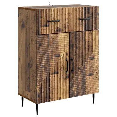 vidaXL Strani šal Star les 66 x 34,5 x 89,5 cm Inženirski les