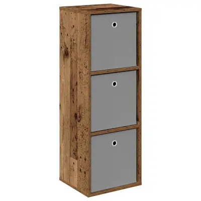 vidaXL Strani šal s predalom Star les 35 x 32 x 99,5 cm
