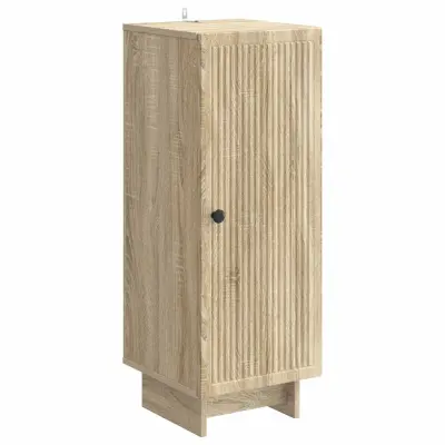 vidaXL Za omarice Sonoma hrast 33 x 34,5 x 90 cm Konstruirano leseno