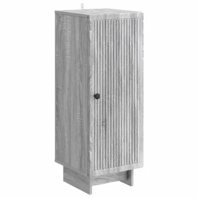 vidaXL Za omarice Siva Sonoma 33 x 34,5 x 90 cm Konstruirano leseno