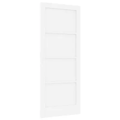 vidaXL Notranja vrata Bela 83 x 202 cm Vezani les