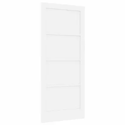 vidaXL Notranja vrata Bela 86 x 198,5 cm Vezani les
