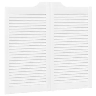 vidaXL Vrata na hod Bela 90 x 50 cm Trdna borovina
