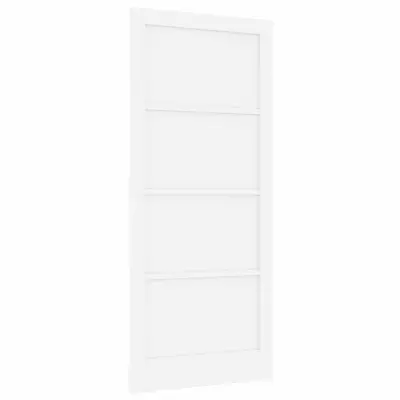 vidaXL Notranja vrata Bela 93 x 211 cm Vezani les