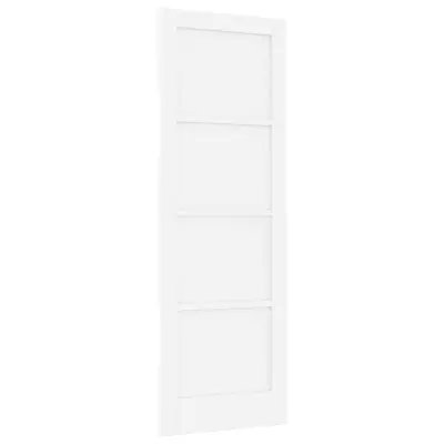 vidaXL Notranja vrata Bela 73,5 x 211 cm Vezani les