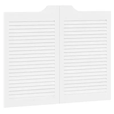vidaXL Vrata na hod Bela 80 x 50 cm Trdna borovina