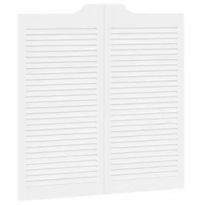 vidaXL Vrata na hod Bela 100 x 50 cm Trdna borovina