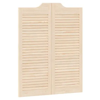 vidaXL Vrata na hod Naravna 100 x 40 cm Trdna borovina