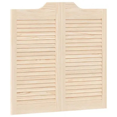 vidaXL Vrata na hod Naravna 80 x 40 cm Trdna borovina